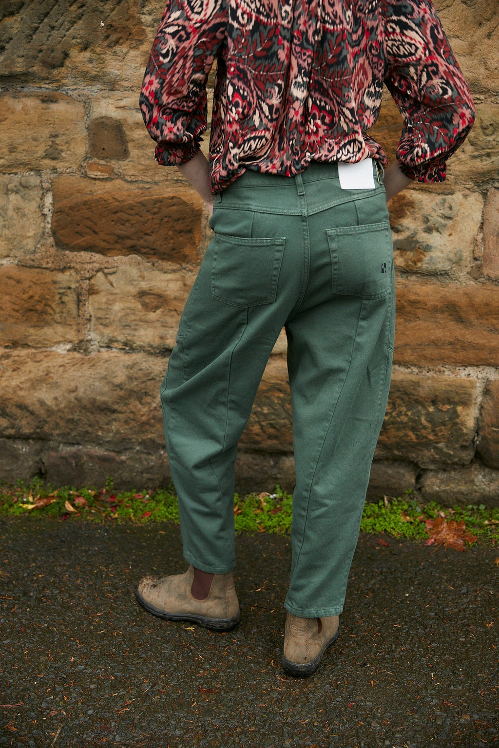 Pantalon Cargo Vert