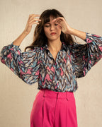 Chemise Iris Marine