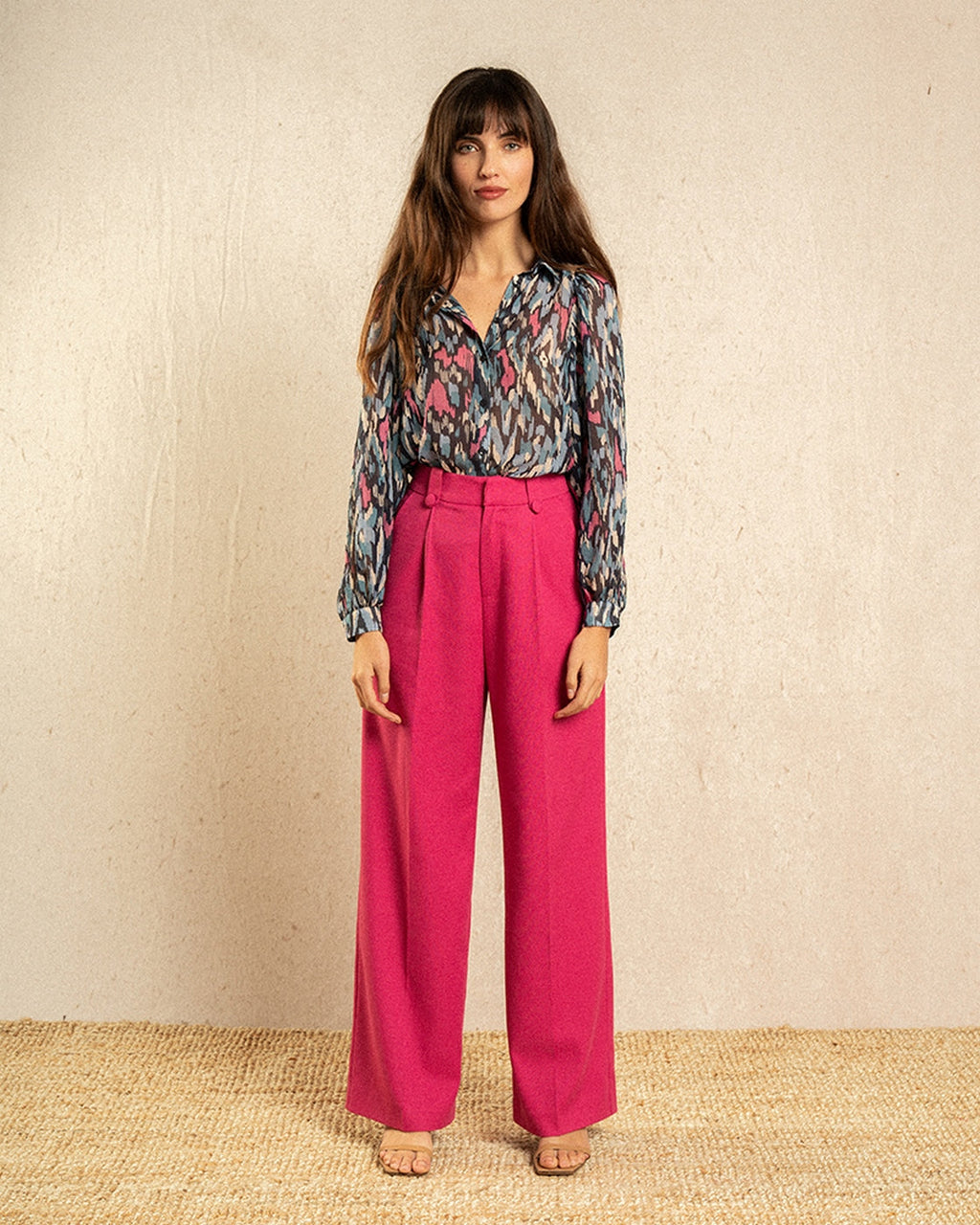Chemise Iris Marine