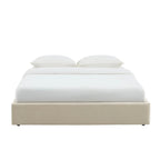 Ivy - Lit Coffre - Tissu Beige
