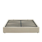 Ivy - Lit Coffre - Tissu Beige