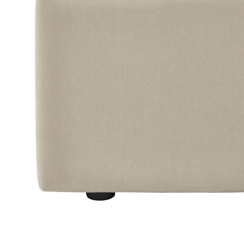 Ivy - Lit Coffre - Tissu Beige