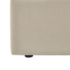 Ivy - Lit Coffre - Tissu Beige