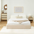 Ivy - Lit Coffre - Tissu Beige