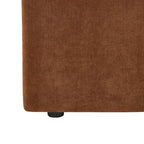 Ivy - Lit Coffre - Tissu Marron