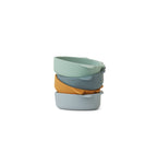 Bol En Silicone Mignon - Lot De 4 Iggy - Space Blue Multi Mix