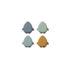 Bol En Silicone Mignon - Lot De 4 Iggy - Space Blue Multi Mix