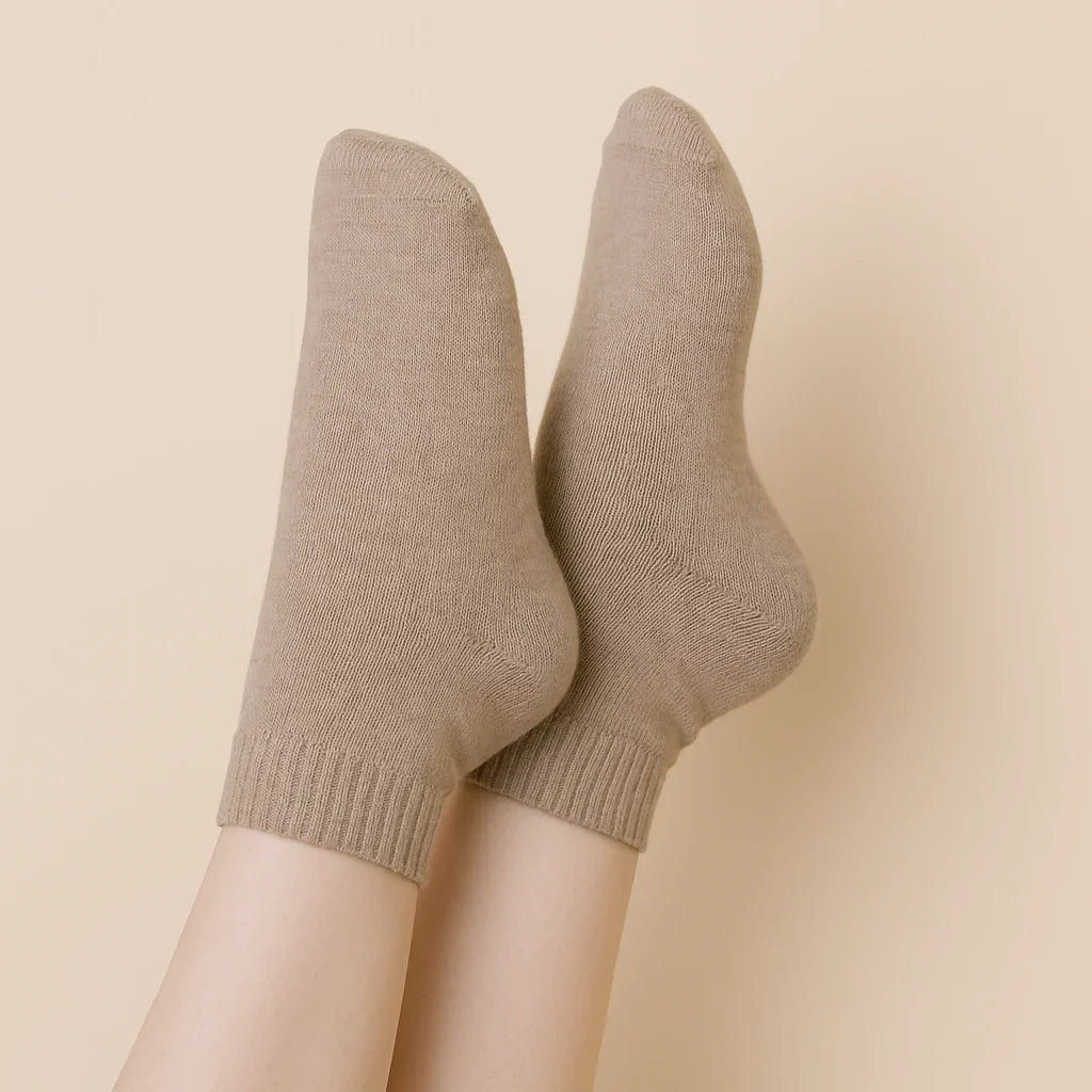 Chaussettes Quotidien – Blanc, Beige & Marron