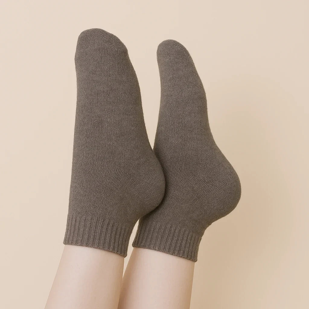 Chaussettes Quotidien – Blanc, Beige & Marron