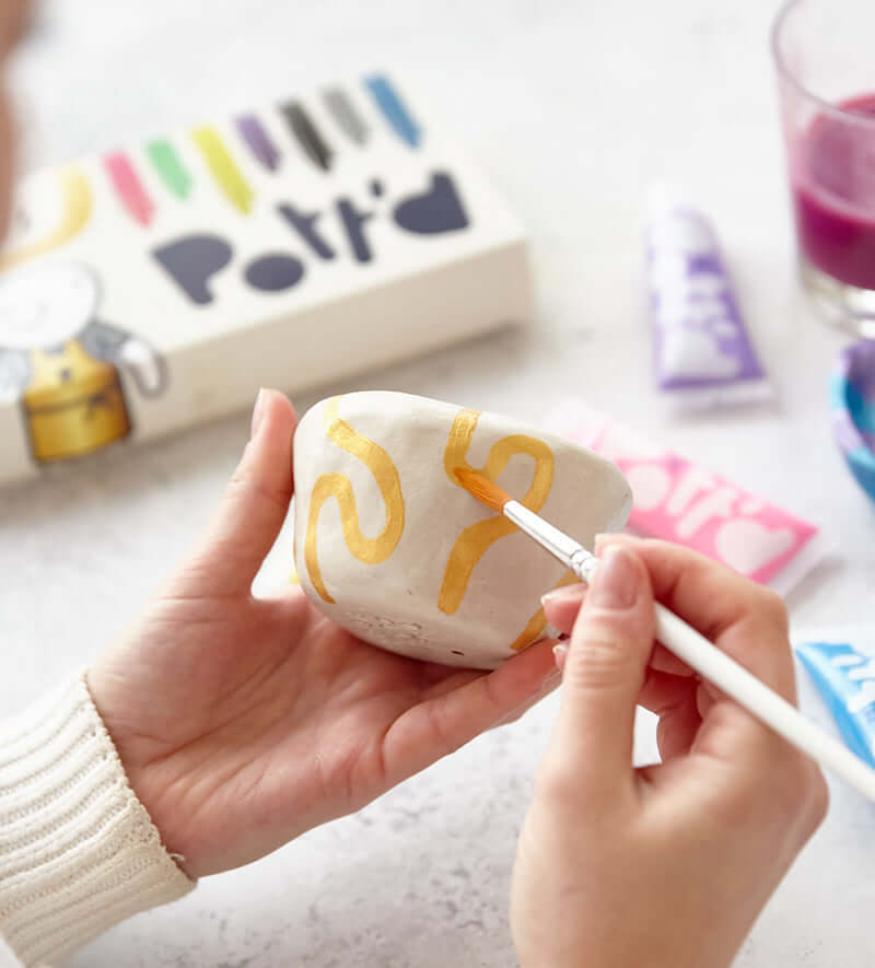 Kit De Poterie Maison - Peintures Au Choix