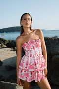 Robe Ines - Broderies Rose