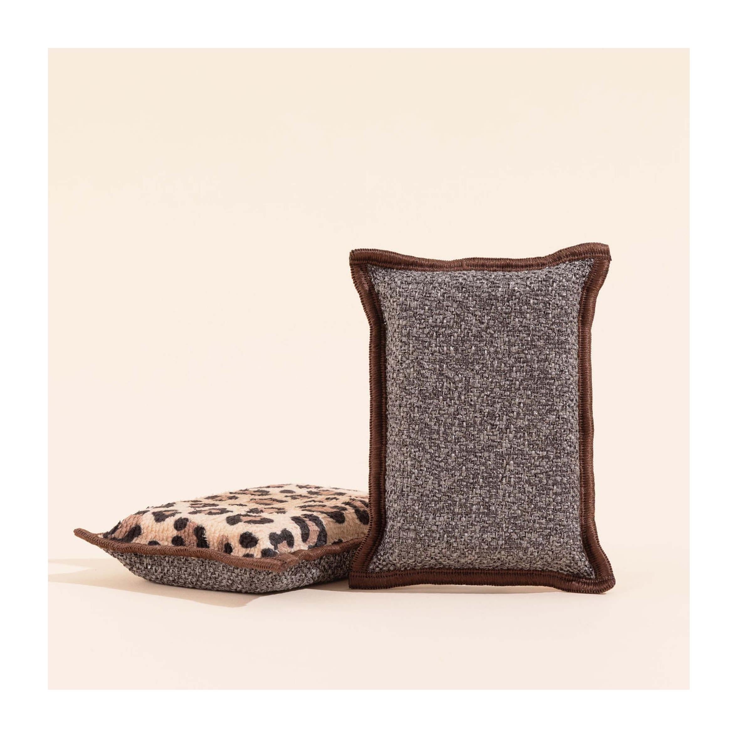 New - Duo D'Éponges Léopard
