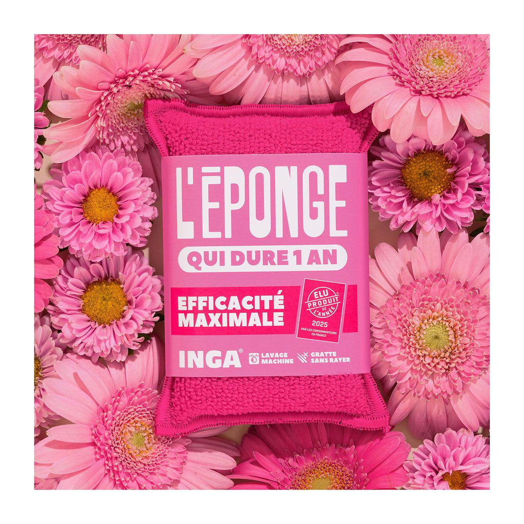 Éponges Lavables 4 Roses