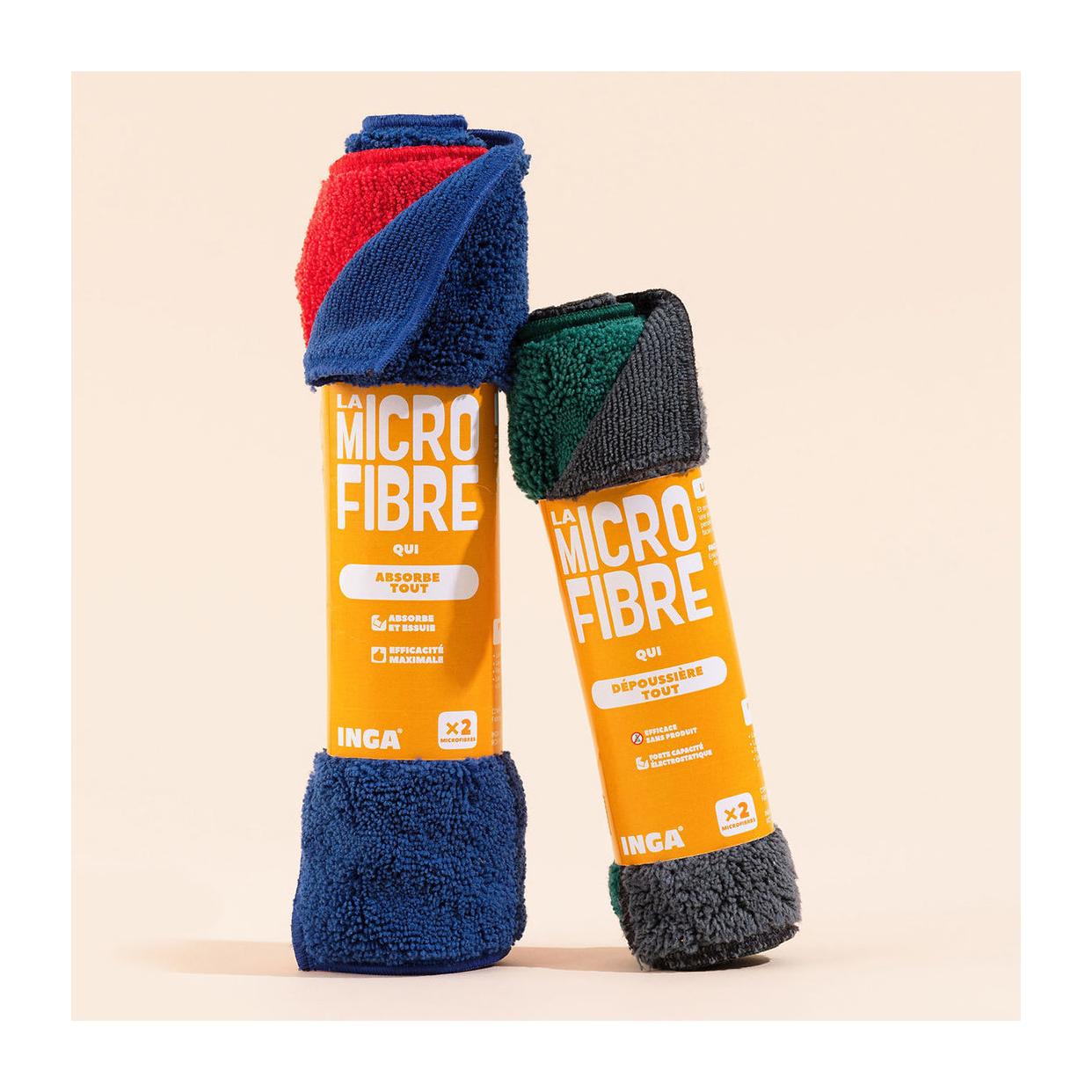 Pack Couleurs - Éponges, Éponge Acier Et Microfibres