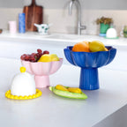 Collection corbeilles à fruits bleu et rose inside déco 