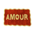 Tapis de bain bords ondulés amour Inside déco 