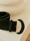 CEINTURE VELOURS NOIR ISIS PETITE MENDIGOTE