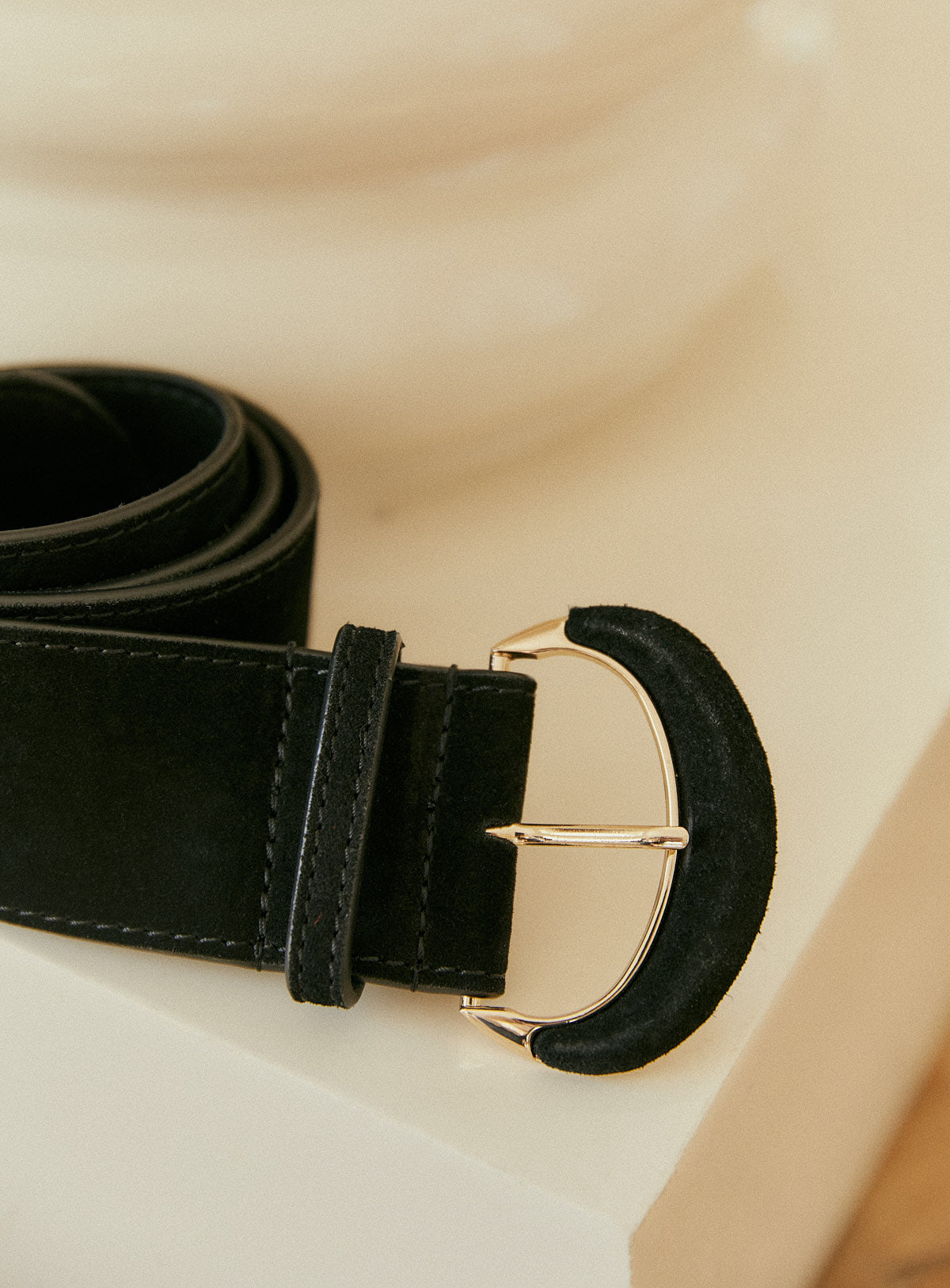 CEINTURE VELOURS NOIR ISIS PETITE MENDIGOTE
