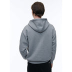 Fursac - Sweat À Capuche Gris En Jersey De Coton