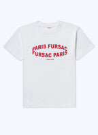 Fursac - TShirt Blanc En Coton À Imprimé Fursac
