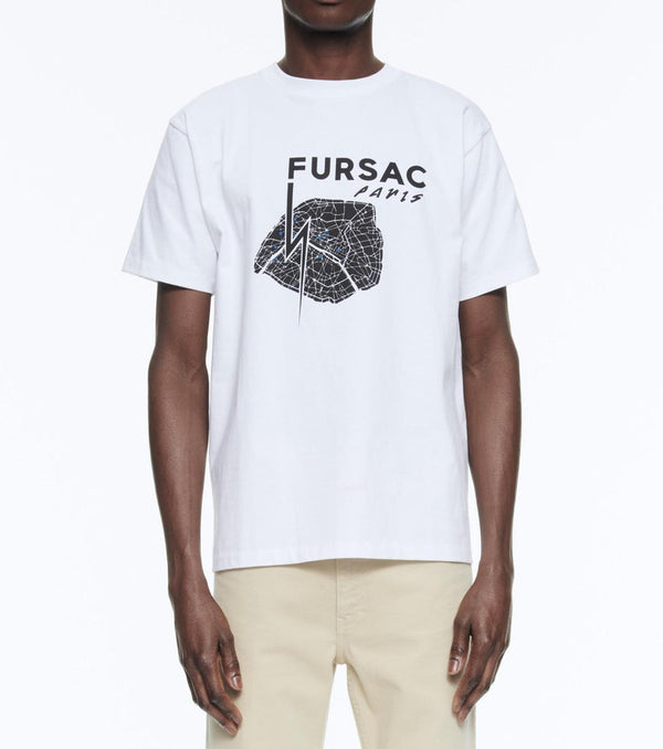 Fursac - TShirt Paris En Jersey De Coton Biologique