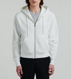 Fursac - Sweat À Capuche Blanc En Jersey De Coton