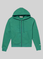 Fursac - Sweat À Capuche Vert En Jersey De Coton