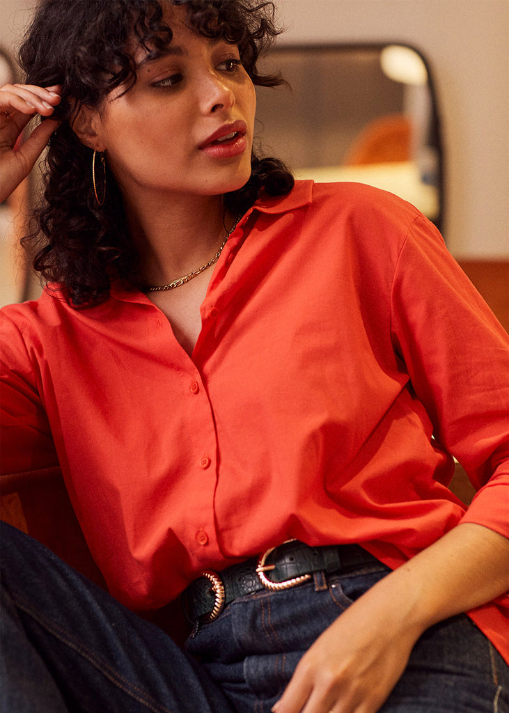 CHEMISE COTON VICTOR FEVER | MARIE SIXTINE