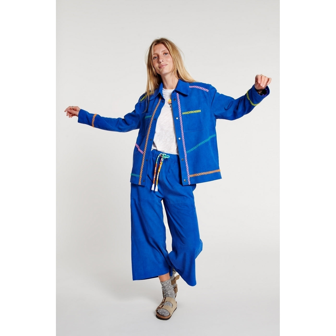 Veste Embroidered Cross Stitch