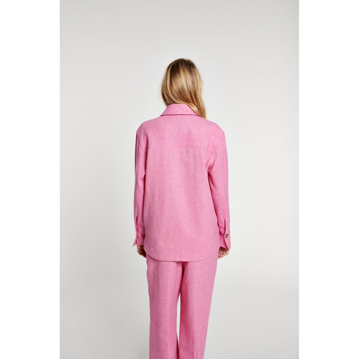 Veste Flower Motif Tweed