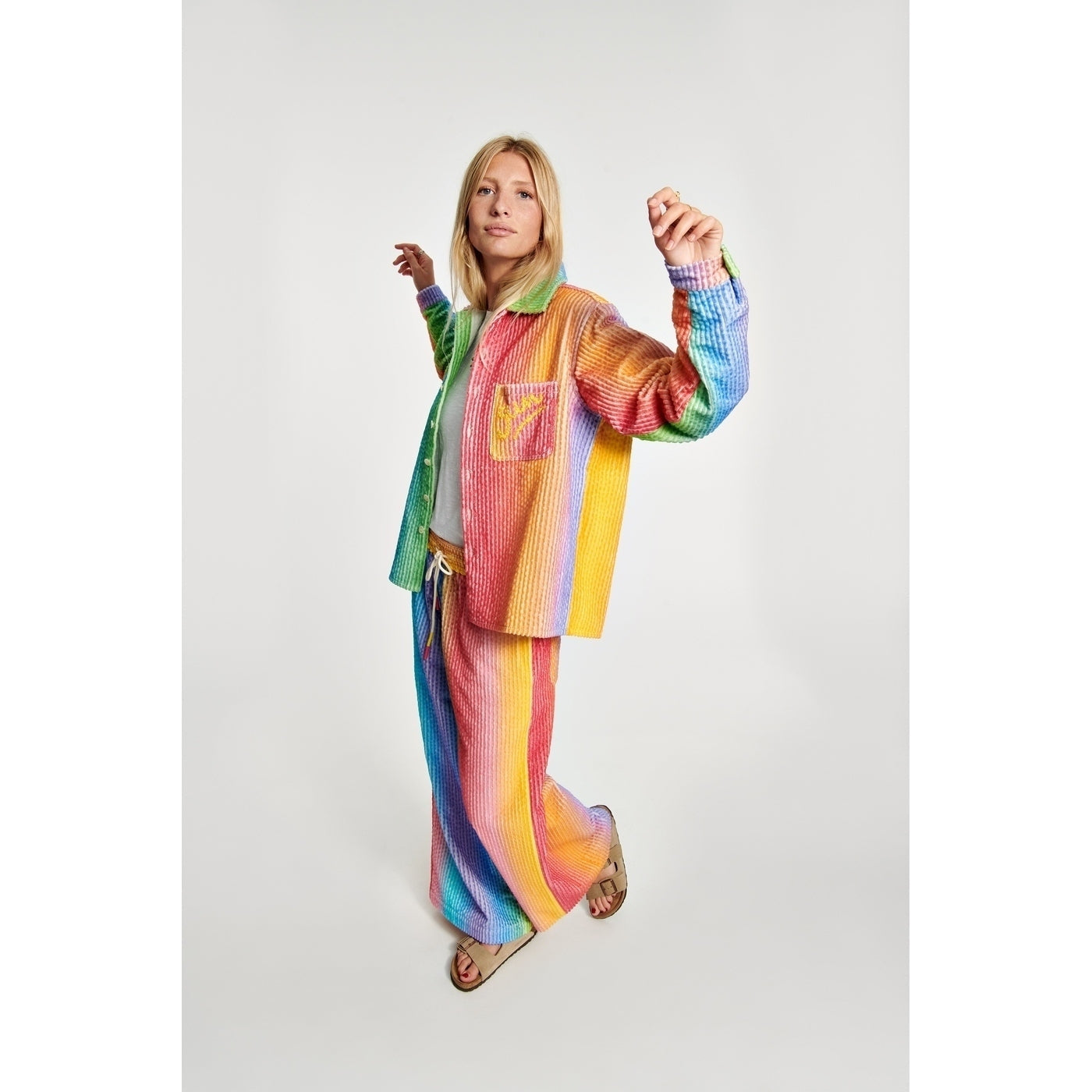 Veste Rainbow Sun Embroidered