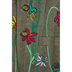Veste Floral Embroidered Herringbone
