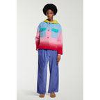 Veste Ombre Button Front Hooded