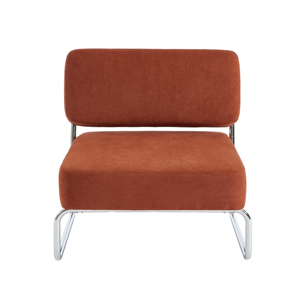 Jack - Fauteuil - Tissu Terracotta