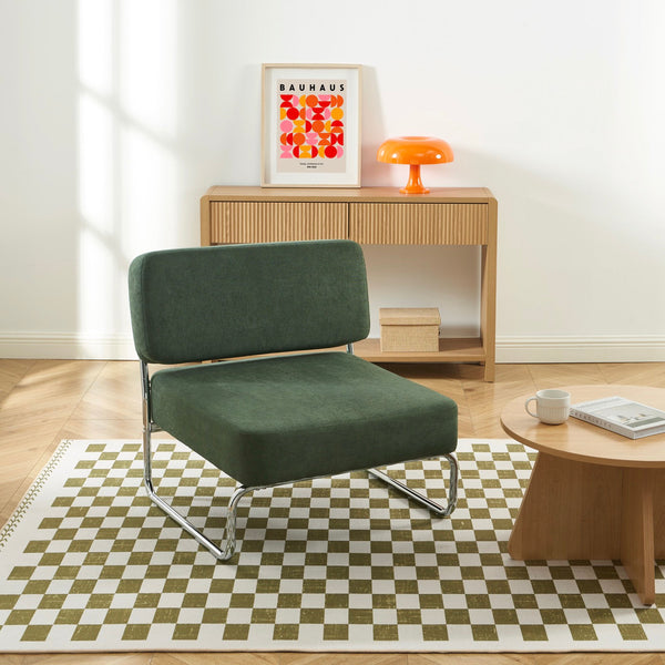 Jack - Fauteuil - Tissu Vert