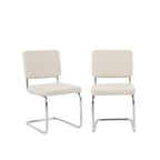Jack - Lot De 2 Chaises - Tissu Écru