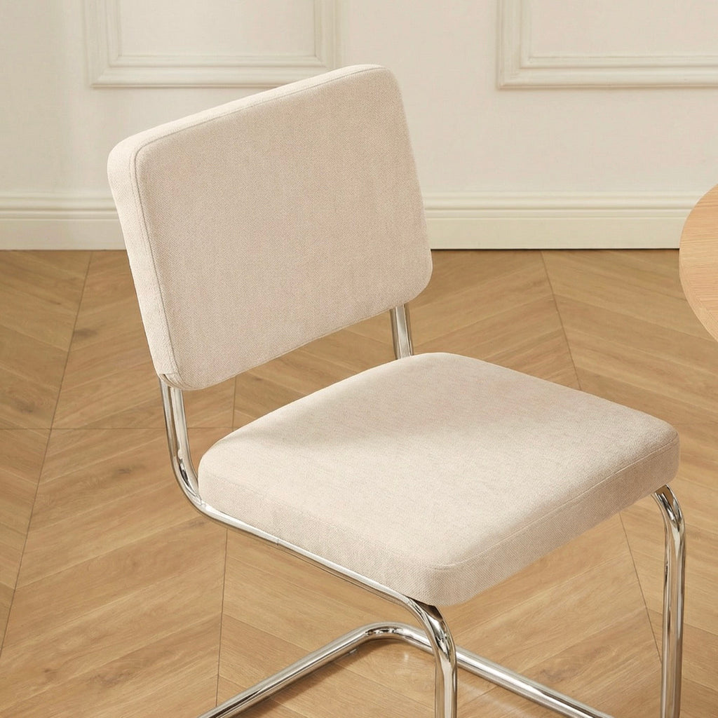 Jack - Lot De 2 Chaises - Tissu Écru