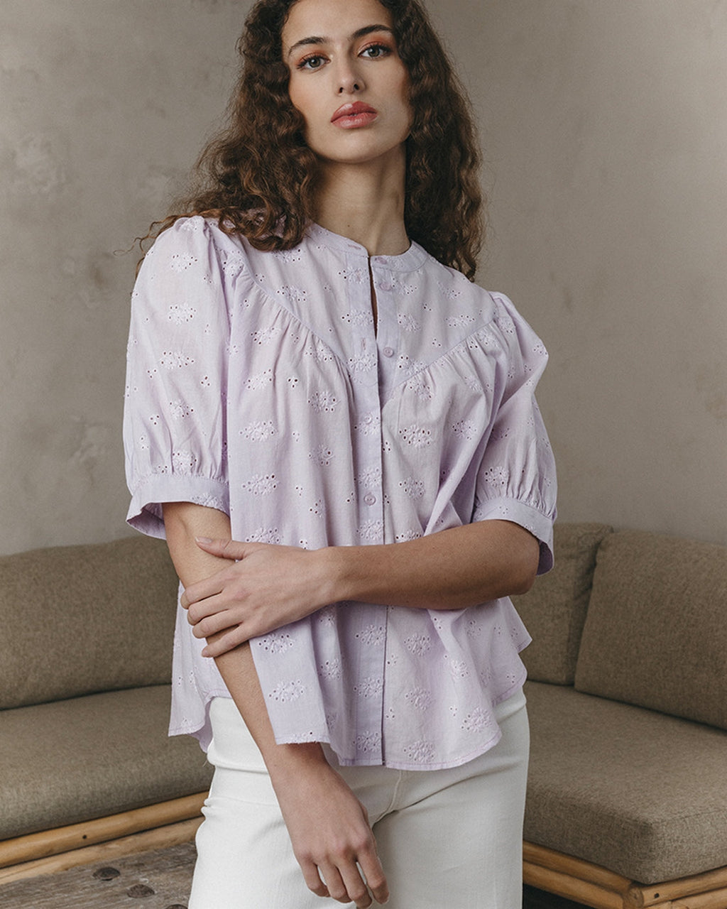 Blouse Jade - Parme