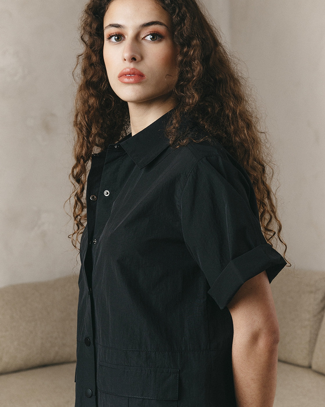 Robe Courte Jamie - Noir