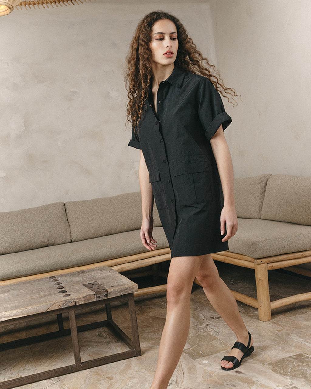 Robe Courte Jamie - Noir