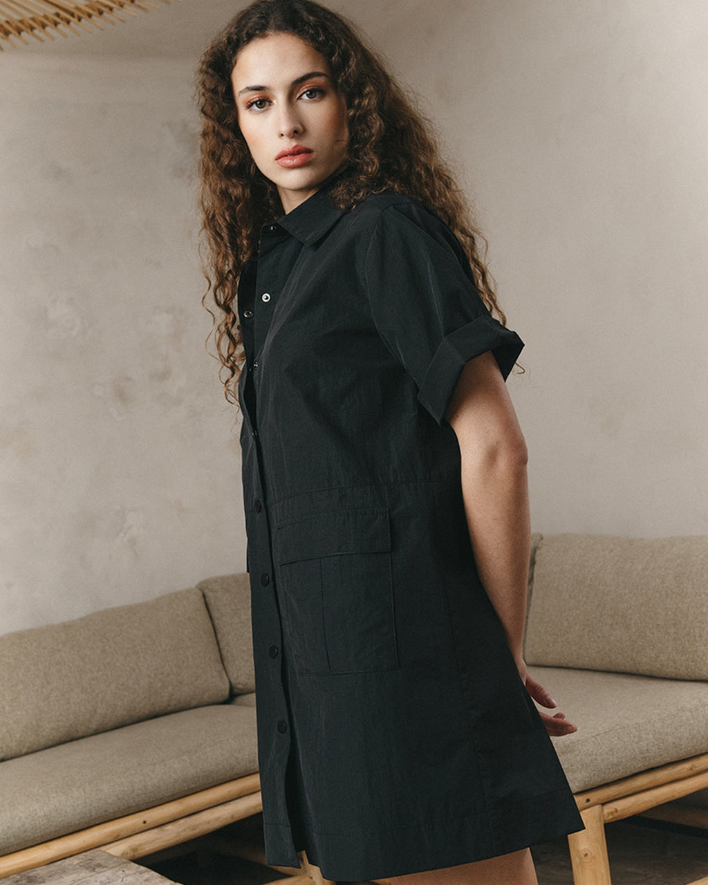 Robe Courte Jamie - Noir