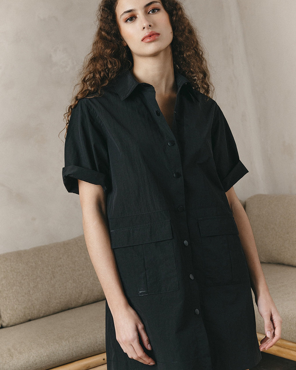 Robe Courte Jamie - Noir