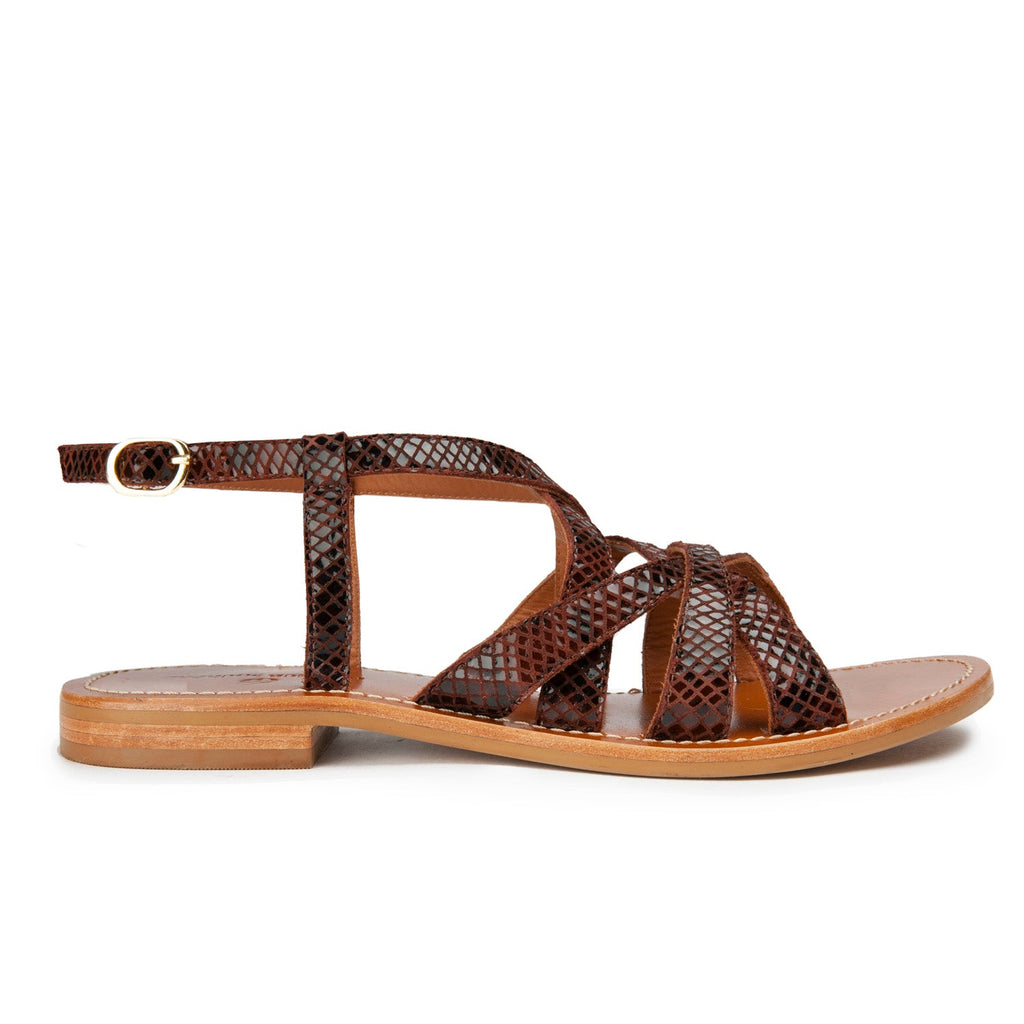 Couleur Pourpre - Sandales Jammat - Bordeaux