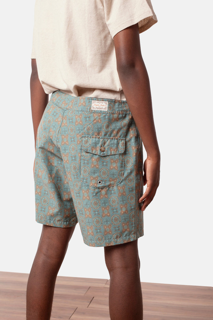 Rhythm - Short De Bain Azores Trunk - Teal - Homme