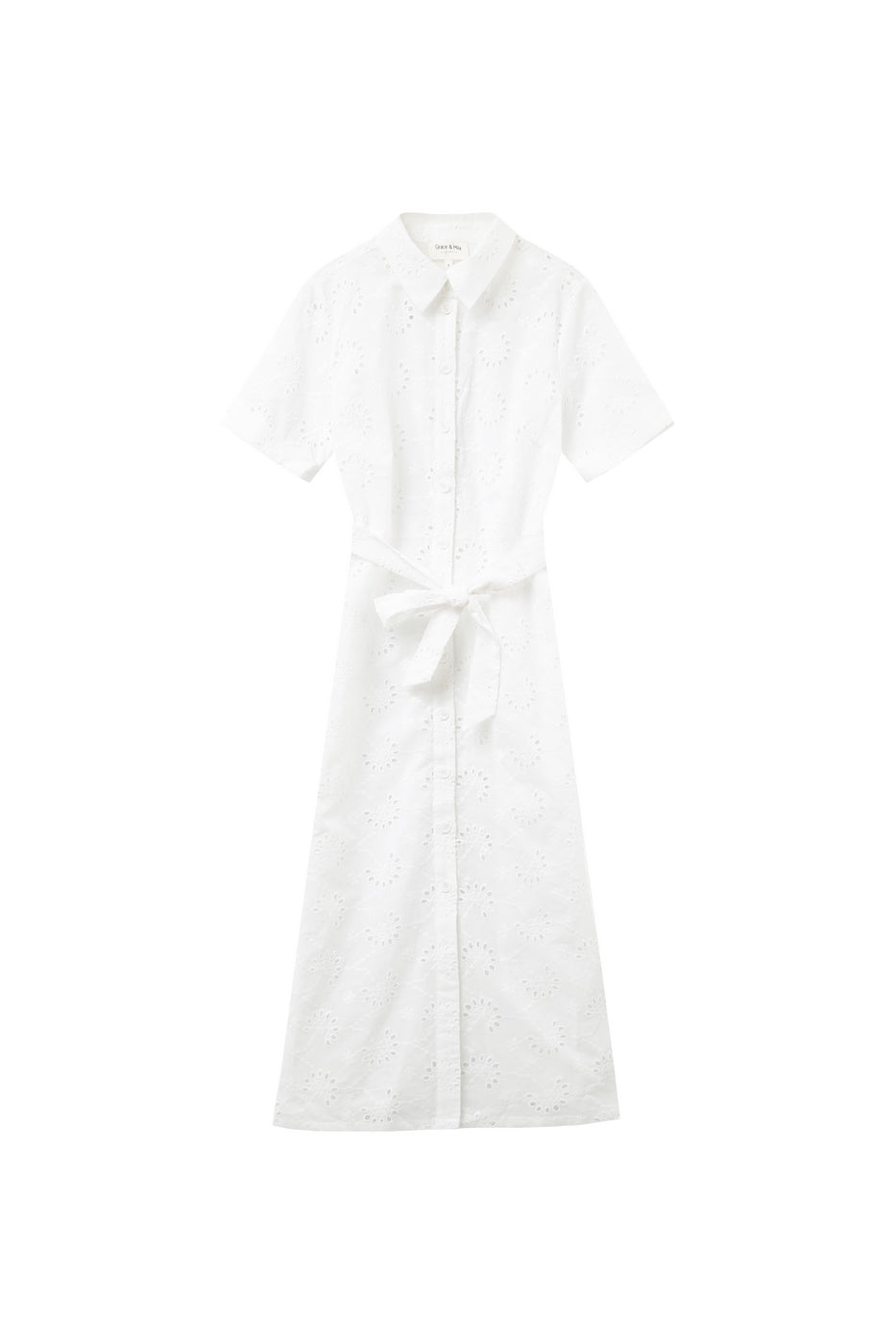 Robe Mi-Longue Jane - Ecru