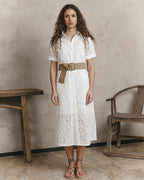 Robe Mi-Longue Jane - Ecru