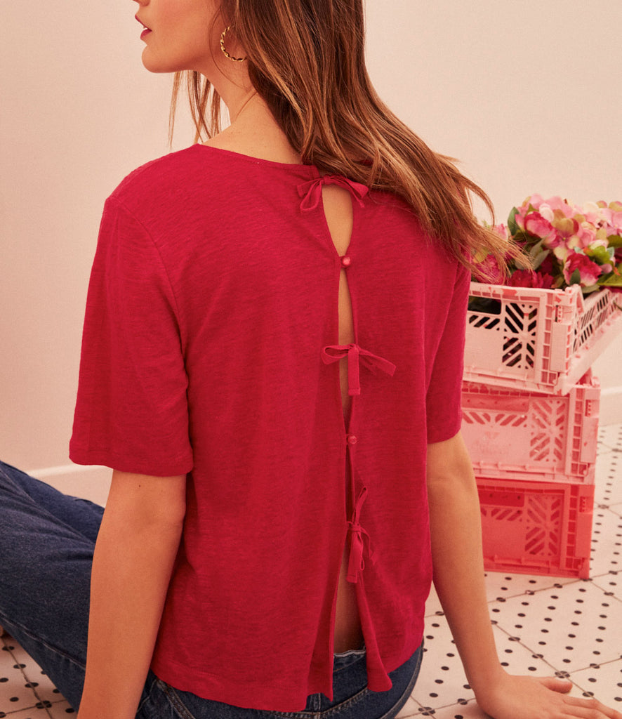 Tee Shirt Janina - Fuchsia