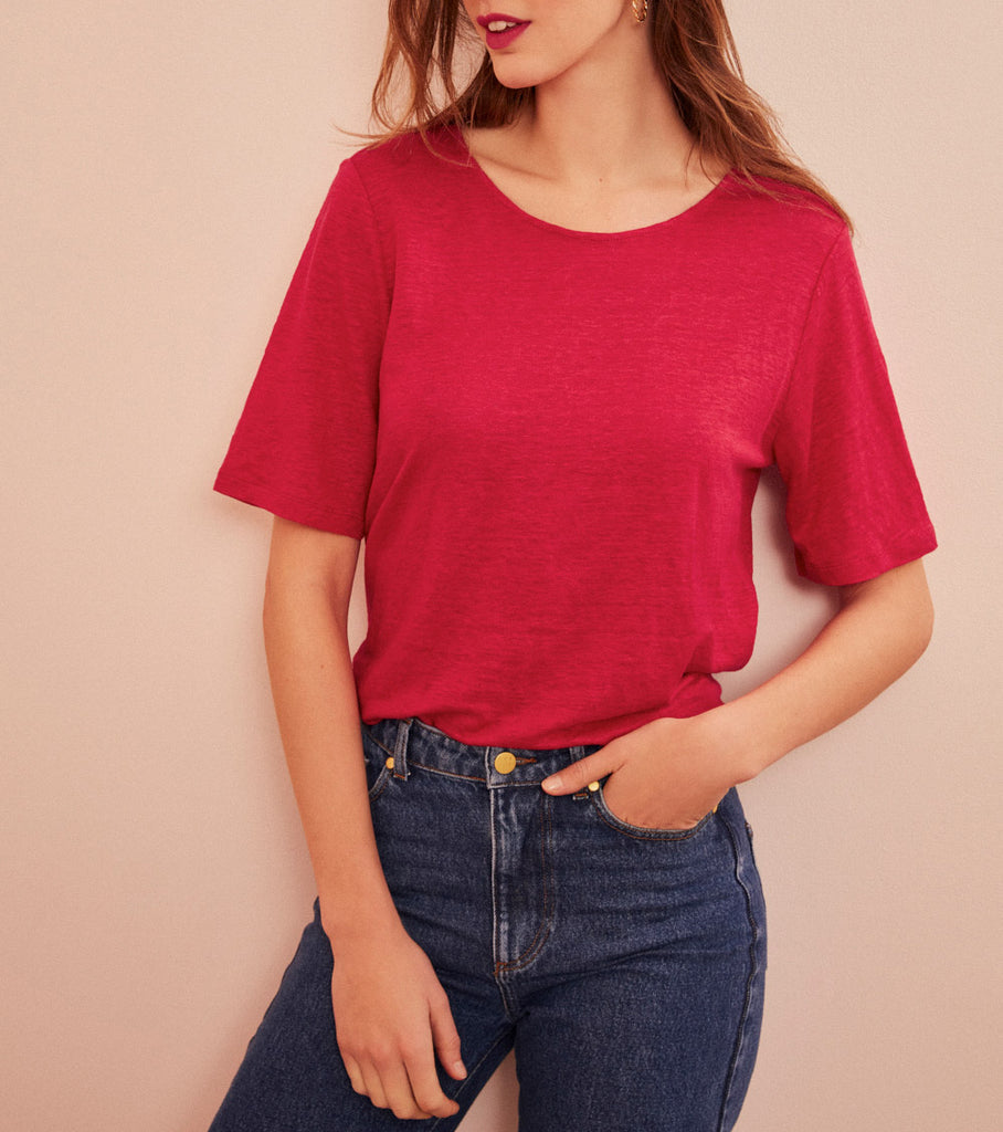 Tee Shirt Janina - Fuchsia