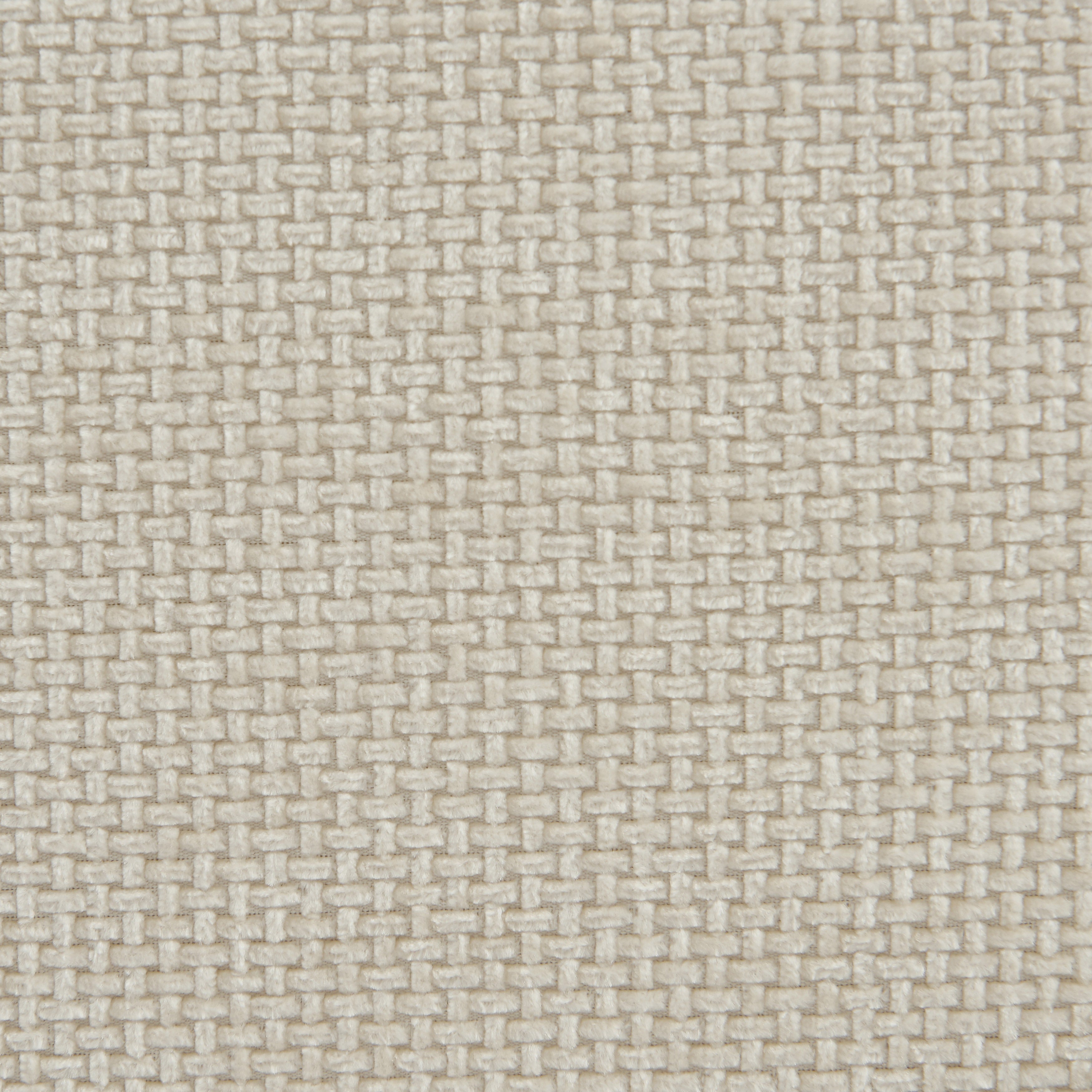 Janis - Chauffeuse Modulable 1 Place - Tissu Chenille - Écru