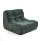 Janis - Chauffeuse Modulable 1 Place - Tissu Chenille - Vert